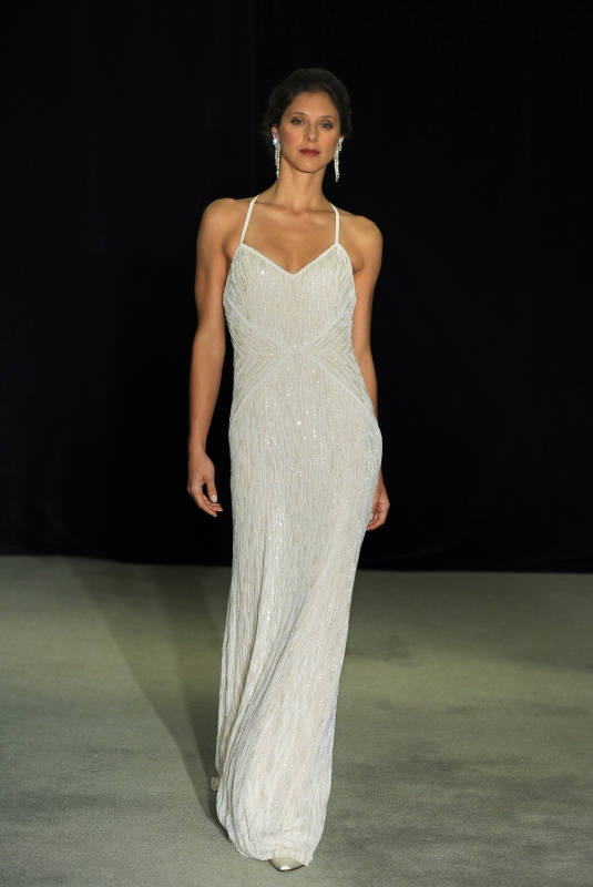 Anne Barge - Fall 2014 Black Label Collection  - Garbo Wedding Dress</p>

<p
